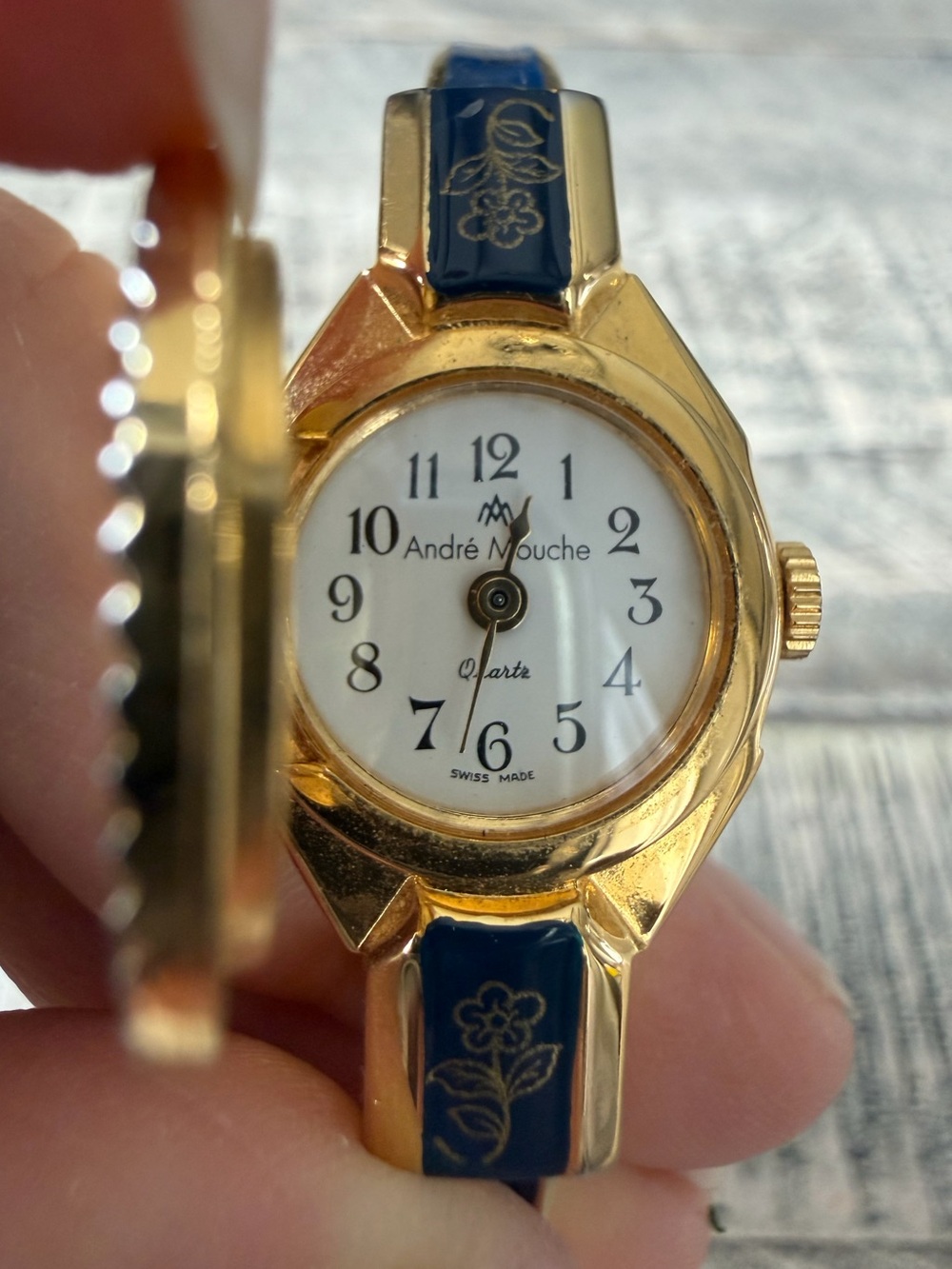 Vintage Andre Mouchet Peek-a-boo Watch - Picture 6 of 9